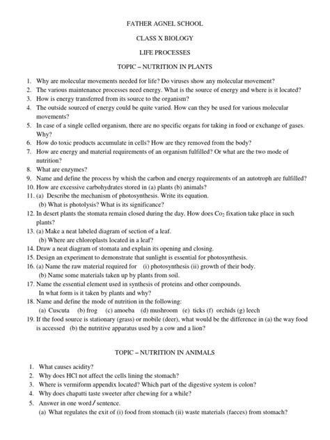 Toradh íomhá ar Class 10 Science Life Process Working of Heart Note Sheet