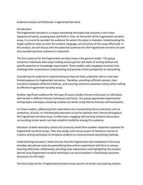 Fragmented Essay Examples に対する画像結果