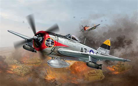 Image result for P-47 in Combat