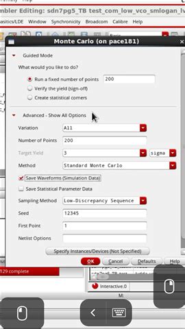 Toradh íomhá ar Spectre Netlist
