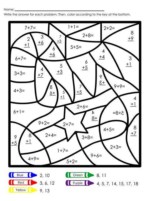 Image result for 3rd Grade Math Worksheets Coloring Sheets
