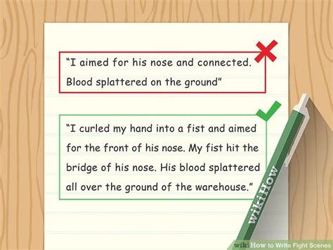 Image result for How to Write a Fight Scene Example