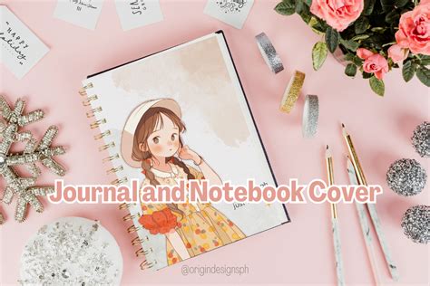 Toradh íomhá ar Journal Notebook Cover Design