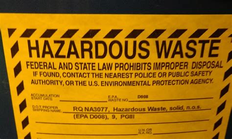 Image result for EPA Hazardous Waste