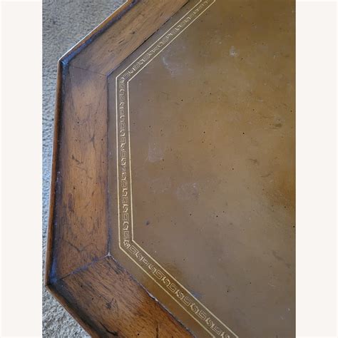 Image result for Leather Top Table Octagonal