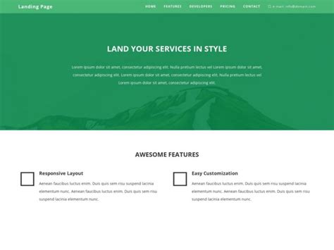 Image result for Landing Page HTML CSS JS Free Templates