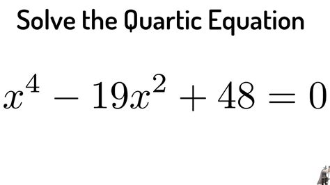 Afbeeldingsresultaten voor Biquadratic Equation Example Problems