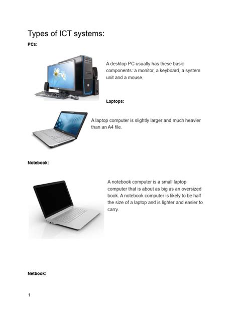 Image result for Types of ICT Computer