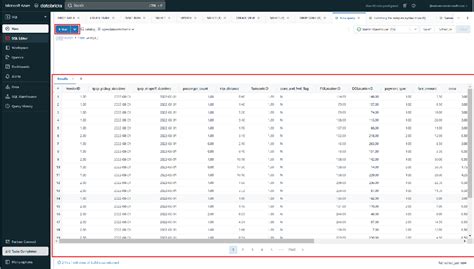 Databricks Workspace Query Page に対する画像結果