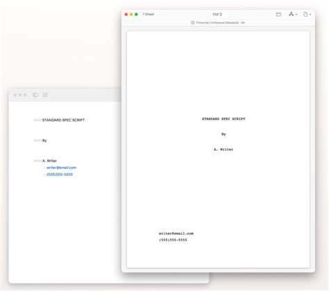 Movie Script Front Page に対する画像結果
