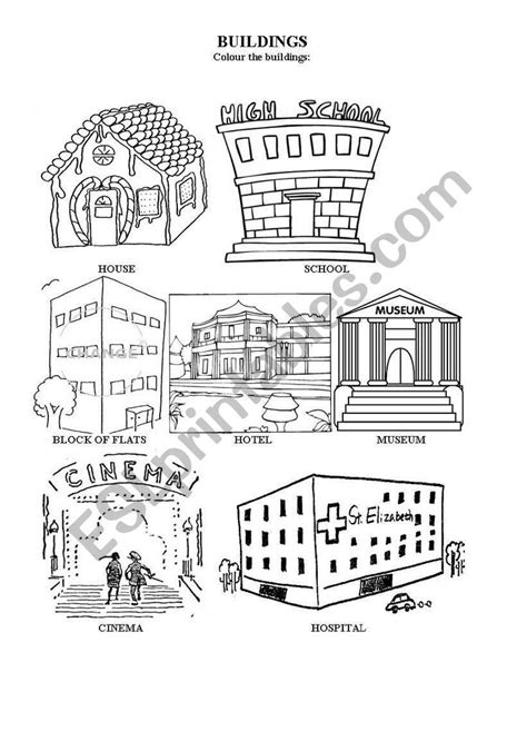 Image result for How to Describe a Building Worksheet