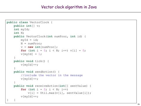 Image result for Vector Clock Algorithm