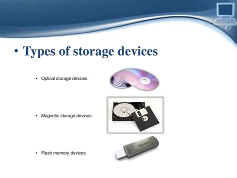 Toradh íomhá ar Types of Storage Devices HD