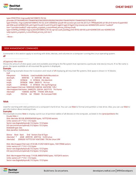 Red Hat Linux Commands Cheat Sheet に対する画像結果