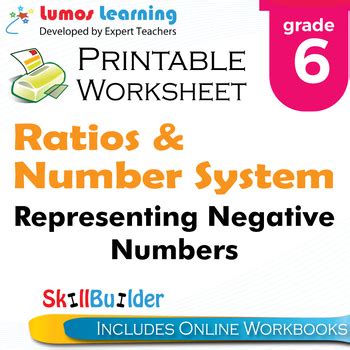 Image result for Representing Negative Numbers Worksheet