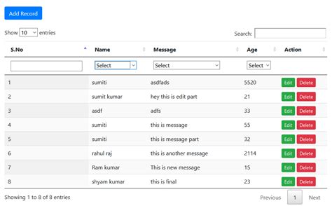 Image result for Table Filter Bootstrap 5 Templates