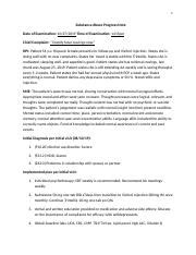 Toradh íomhá ar Substance Abuse Progress Notes Examples