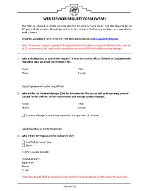 Image result for Web Development Request Form