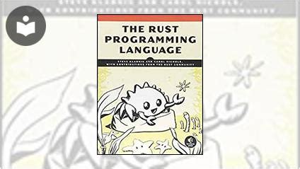 Image result for Rust Programming Language Book Cover Page