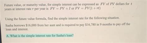 Image result for Future Value Formula for Simple Interest