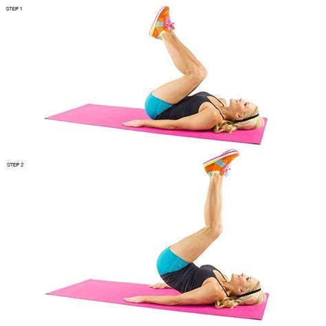 Image result for Image of Butterfly Reverse Crunch Exercise
