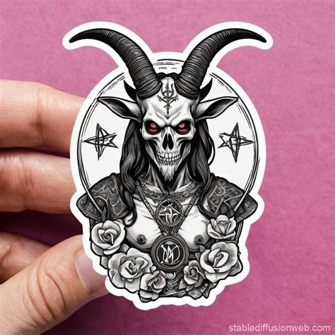 Image result for Baphomet Sticker