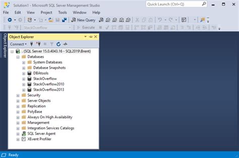 Image result for SQL Server Management Studio Access
