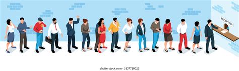 Image result for Long Queue Drawing