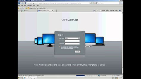 Toradh íomhá ar Citrix Client Simple