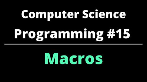 Image result for Macro Computer Programing