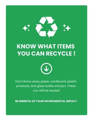 Recycle Plastic Waste Poster Simple に対する画像結果