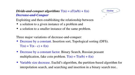 Image result for Decrease And Conquer Algorithm