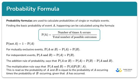 Image result for Percent Probability Formula
