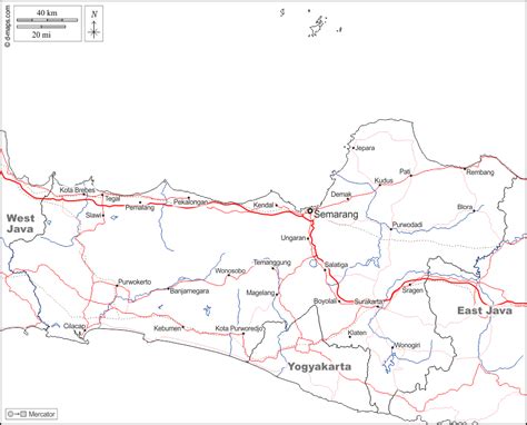 Image result for Central Java Map Blind