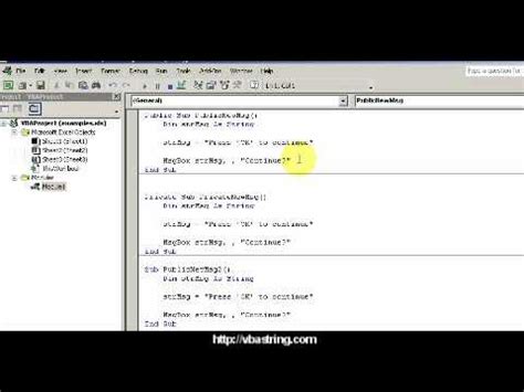 Image result for How to Write Procedures VBA