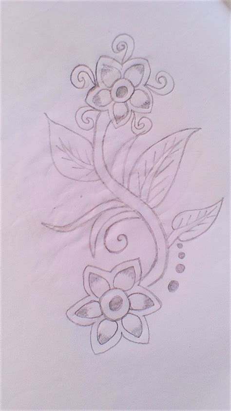 Image result for Simple Flower Drawings in Pencil