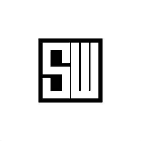 SW Text Logo Design に対する画像結果