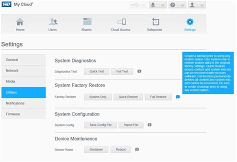 Image result for Factory Reset WD My Cloud