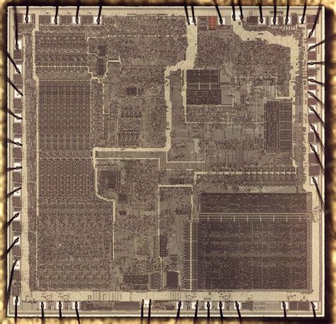 Afbeeldingsresultaten voor 8086 Microprocessor Under Microscope
