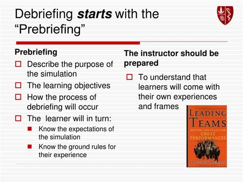 Toradh íomhá ar Debriefing Example