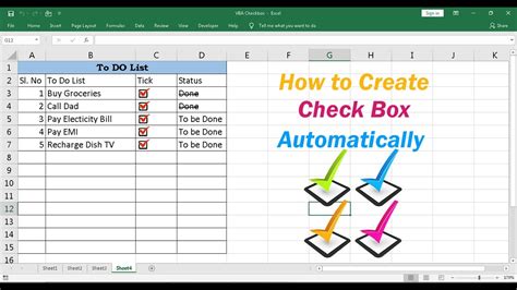 Résultat d’images pour Excel VBA CheckBox1