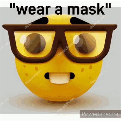 Image result for Nerd Emoji Mask