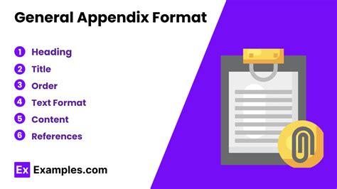 Image result for Appendix Area Example