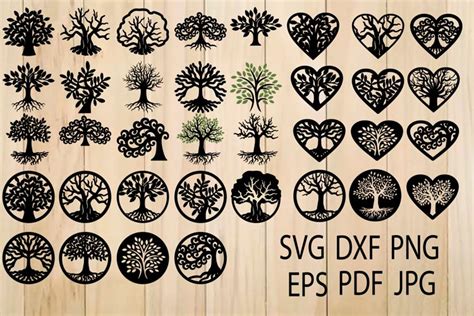 Toradh íomhá ar SVG Tree of Life Decals