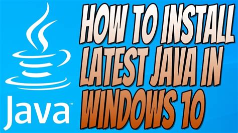 Image result for How to Install Java Software for Windows 10
