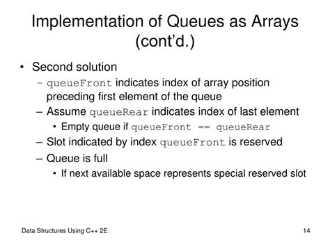 Image result for Queue Implementation Using Array C++ PPT
