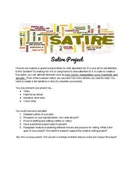 Satire Examples for High School に対する画像結果