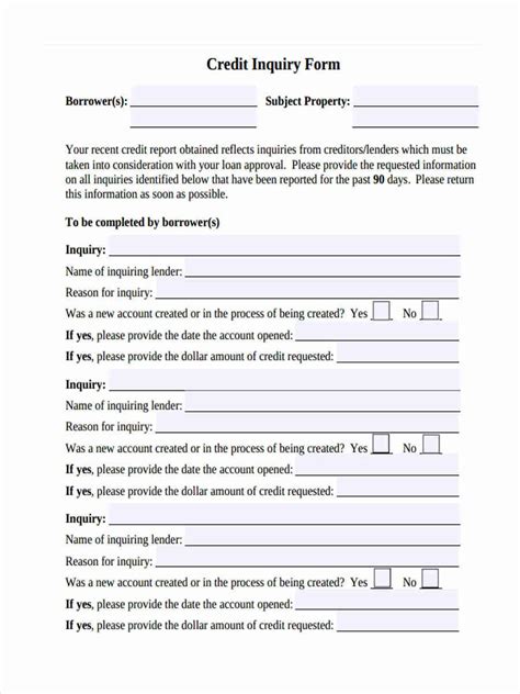 Toradh íomhá ar Example Letter Explaining Credit Inquiries