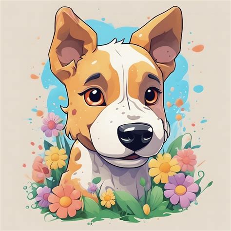 Toradh íomhá ar Screen Sticker Dog