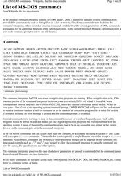 Image result for Helpful DOS Commands